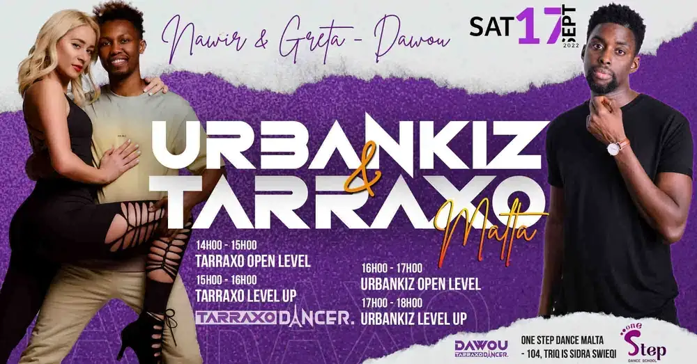 Urbankiz & Tarraxo Malta — workshop with Nawir, Greta and Dawou Tarraxo